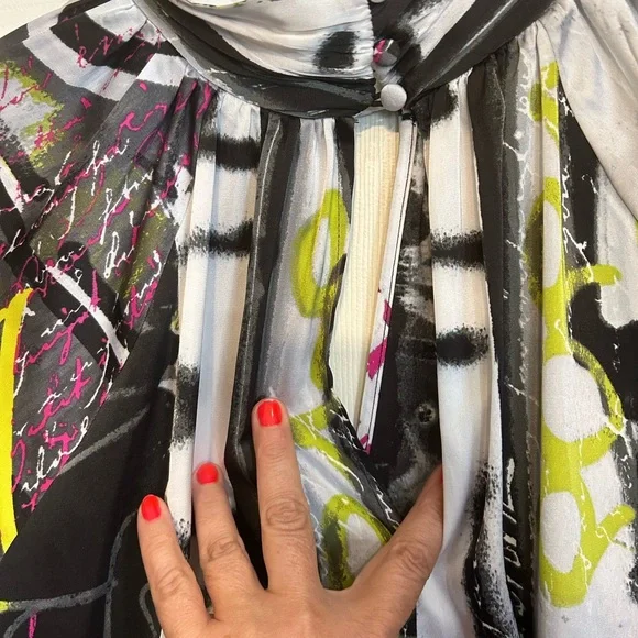 GABRIELLE UNION New York and Company Bubble Hem Dress - Picture 5 of 6